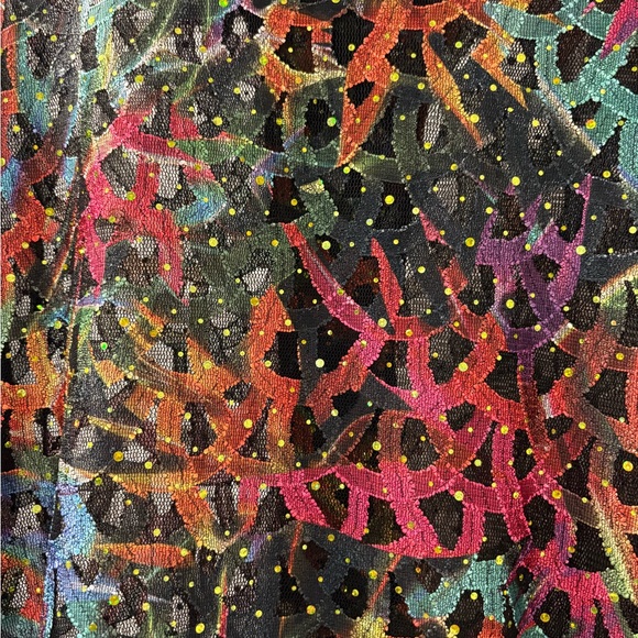 Colorful Patterned Button-Up sparkle - Picture 4 of 9